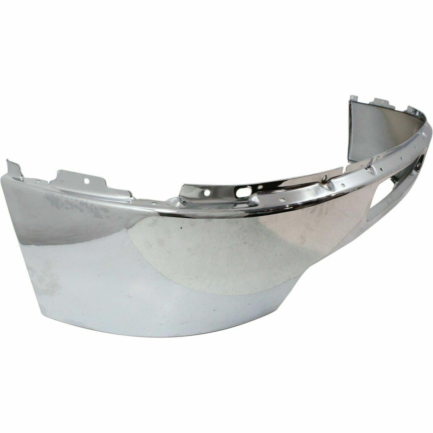 2011-2013 Chevrolet Silverado 2500 Front Bumper Without Fog Lamp Hole Chrome Steel , GM1002838. High-strength and long-lasting.
