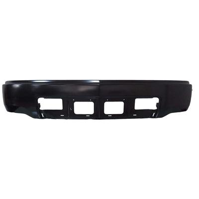 2014-2015 Chevrolet Silverado 1500 Front Bumper Face Bar Black Without Fog Lamp/Sensor , GM1002854. Made with quality materials.