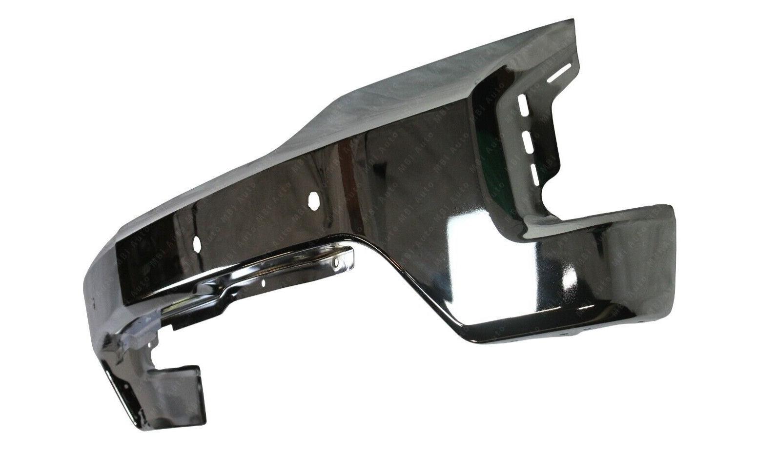 2019-2021 Chevrolet Silverado 1500 Front Bumper Face Bar Chrome With Sensor , GM1002873. Direct fit for easy installation.