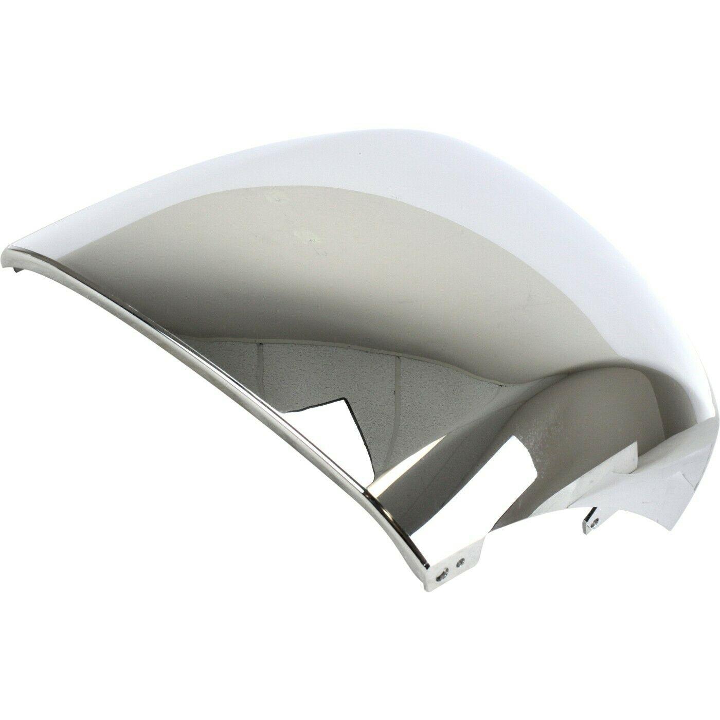 2007-2013 Chevrolet Silverado 1500 Bumper End Front Passenger Side Chrome Without Fog Hole 1500/Hyb , GM1005157. Designed for OEM alignment.