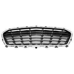 2017-2018 Chevrolet Cruze Hatchback Grille Ptd Black With Chrome Surearound Rs Model , GM1036184. Made with quality materials.