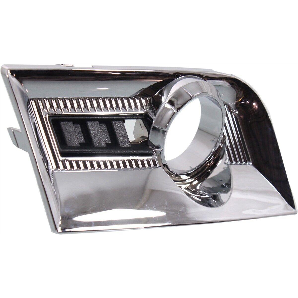 2010-2015 Gmc Terrain Fog Lamp Bezel Front Driver Side Chrome , GM1038123. High-quality aftermarket part.