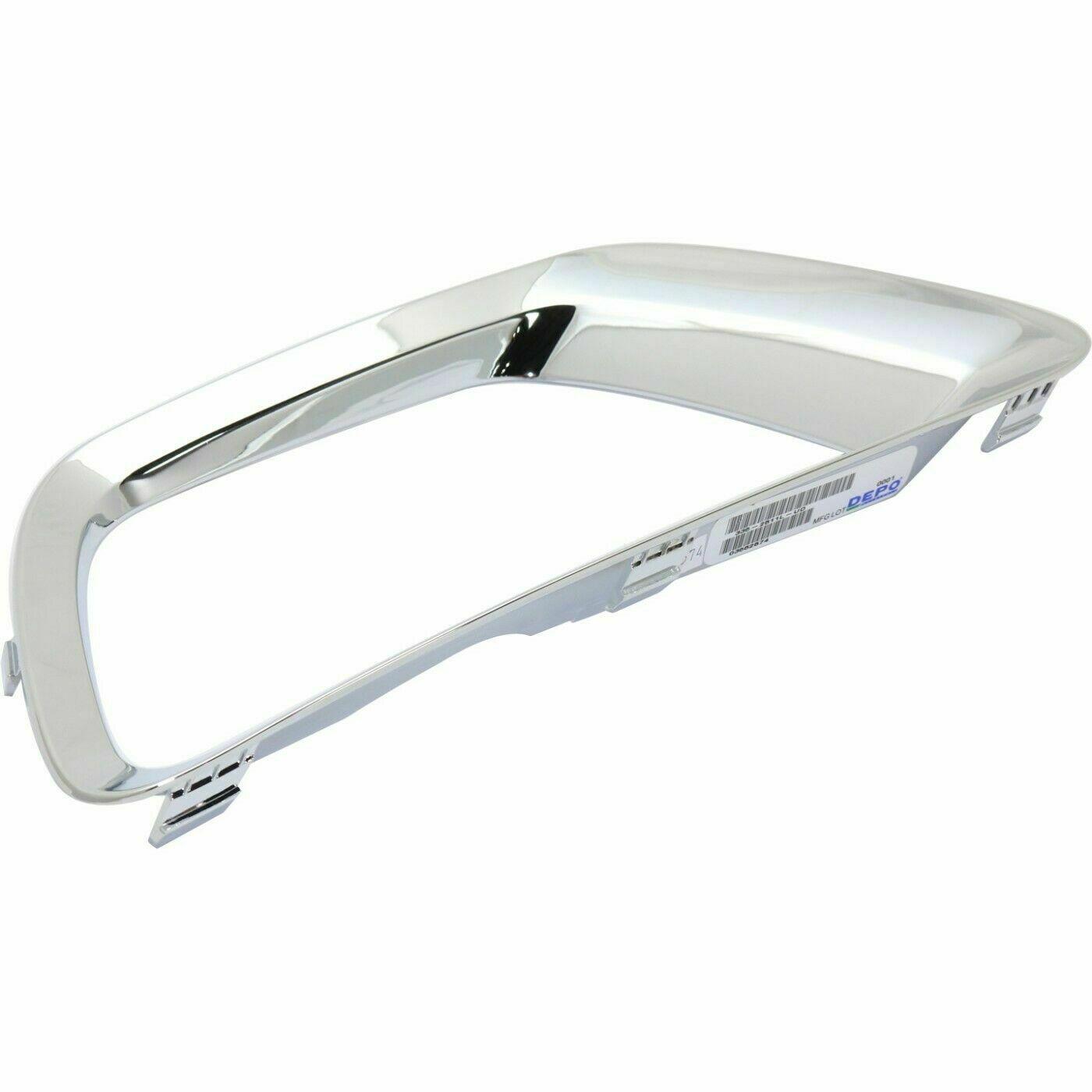 2015-2020 Chevrolet Colorado Fog Lamp Trim Ring Front Driver Side Chrome , GM1038175. Designed for OEM alignment.
