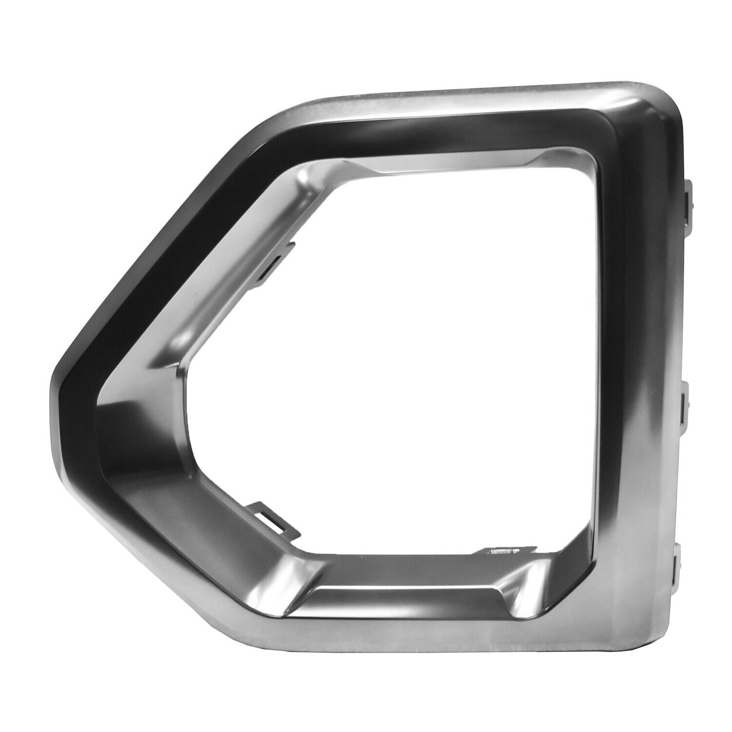 2019-2021 Gmc Sierra 1500 Fog Lamp Bezel Front Driver Side Smoked Chrome , GM1038259. Factory-style replacement part.