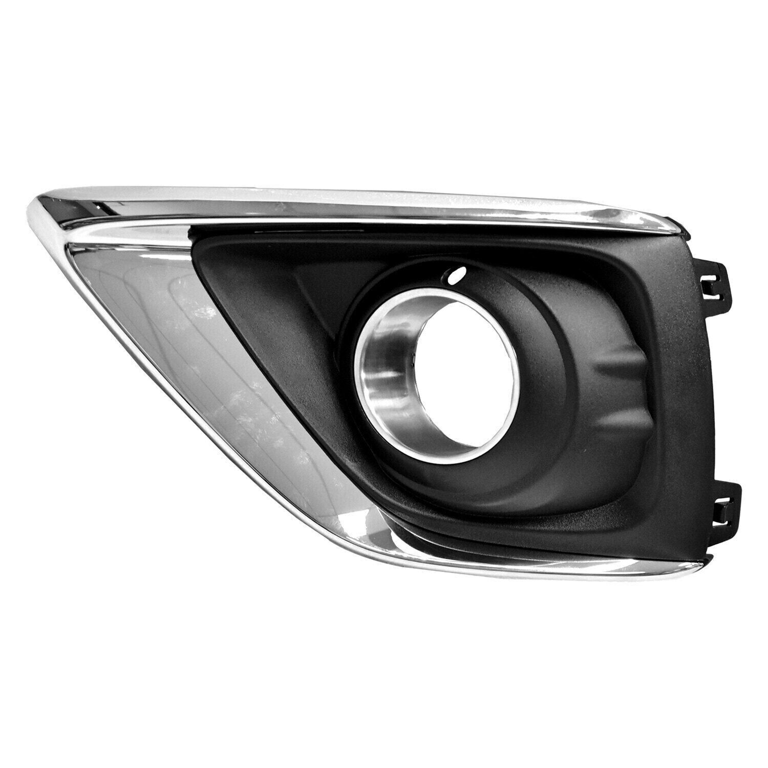 2019-2020 Buick Envision Fog Lamp Bezel Driver Side Black With Chrome Moldings , GM1038266. Installed view for reference.