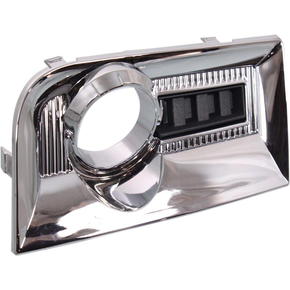 2010-2015 Gmc Terrain Fog Lamp Bezel Front Passenger Side Chrome , GM1039123. Direct fit for easy installation.