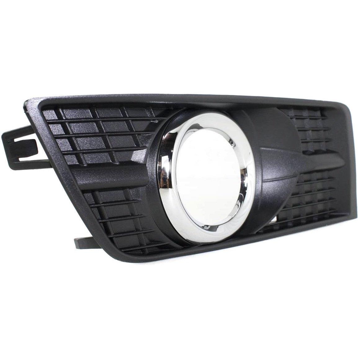 2010-2016 Cadillac SRX Fog Lamp Bezel Front Passenger Side With Chrome Molding , GM1039125. Precision fitment for collision repair.