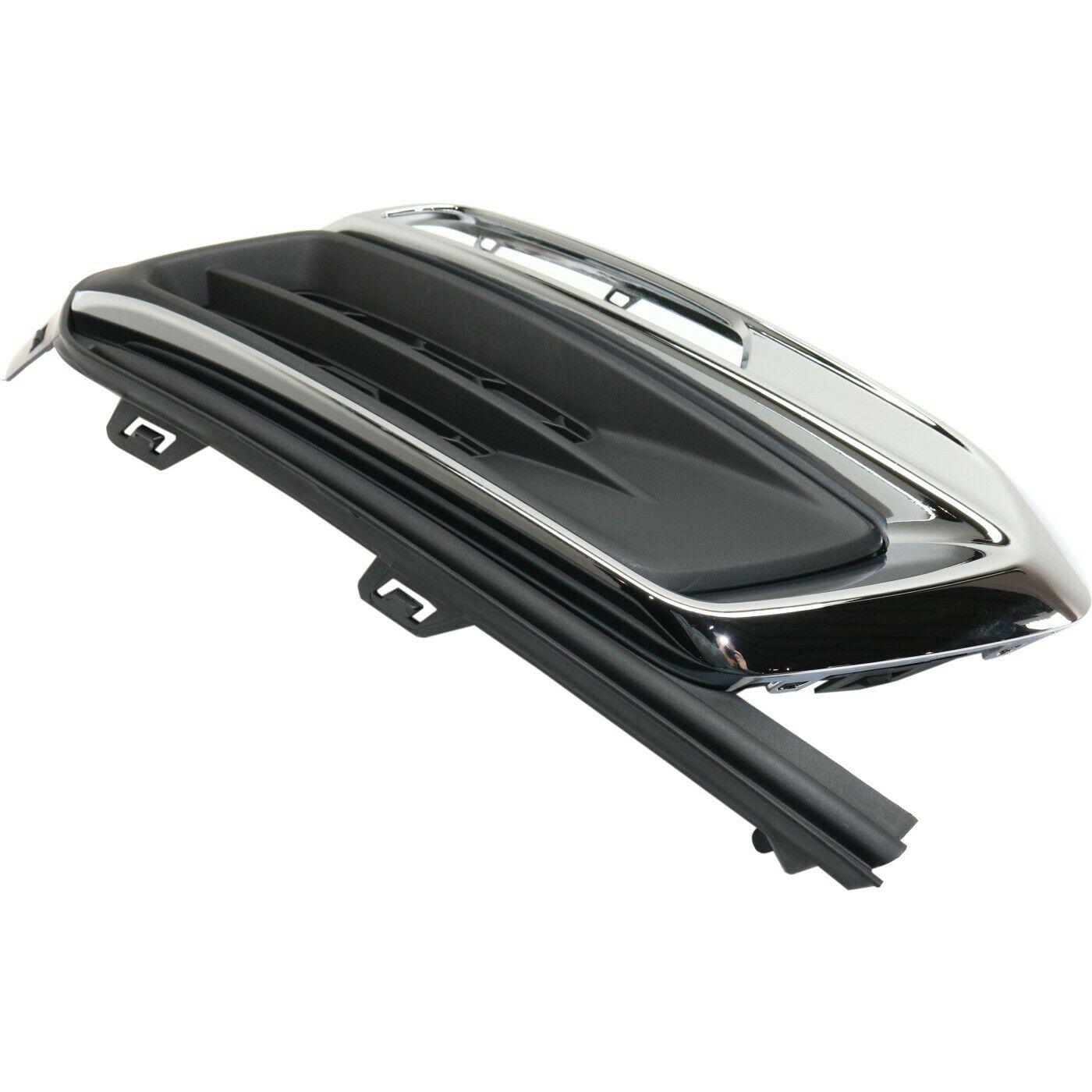 2016 Chevrolet Cruze Limited Fog Lamp Cover Front Passenger Side Black With Chrome Trim , GM1039184. Factory-style replacement part.