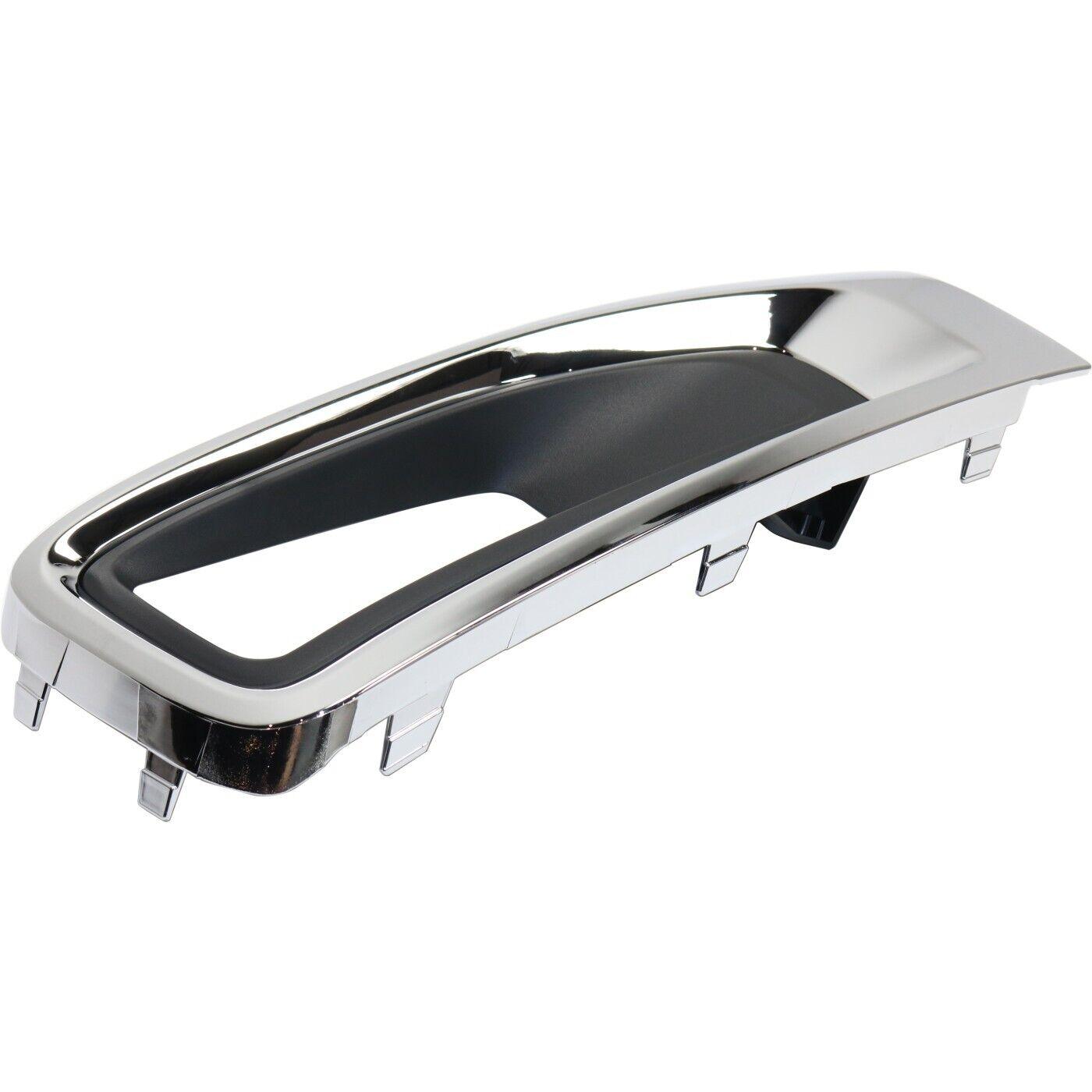 2015-2020 Gmc Yukon XL Fog Lamp Bezel Front Passenger Side Chrome/Textured , GM1039187. Replacement part ready for install.