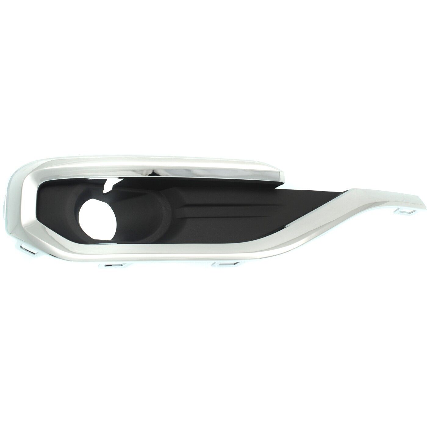 2017-2019 Gmc Acadia Fog Lamp Bezel Front Passenger Side Chrome Molding , GM1039209. Designed for OEM alignment.