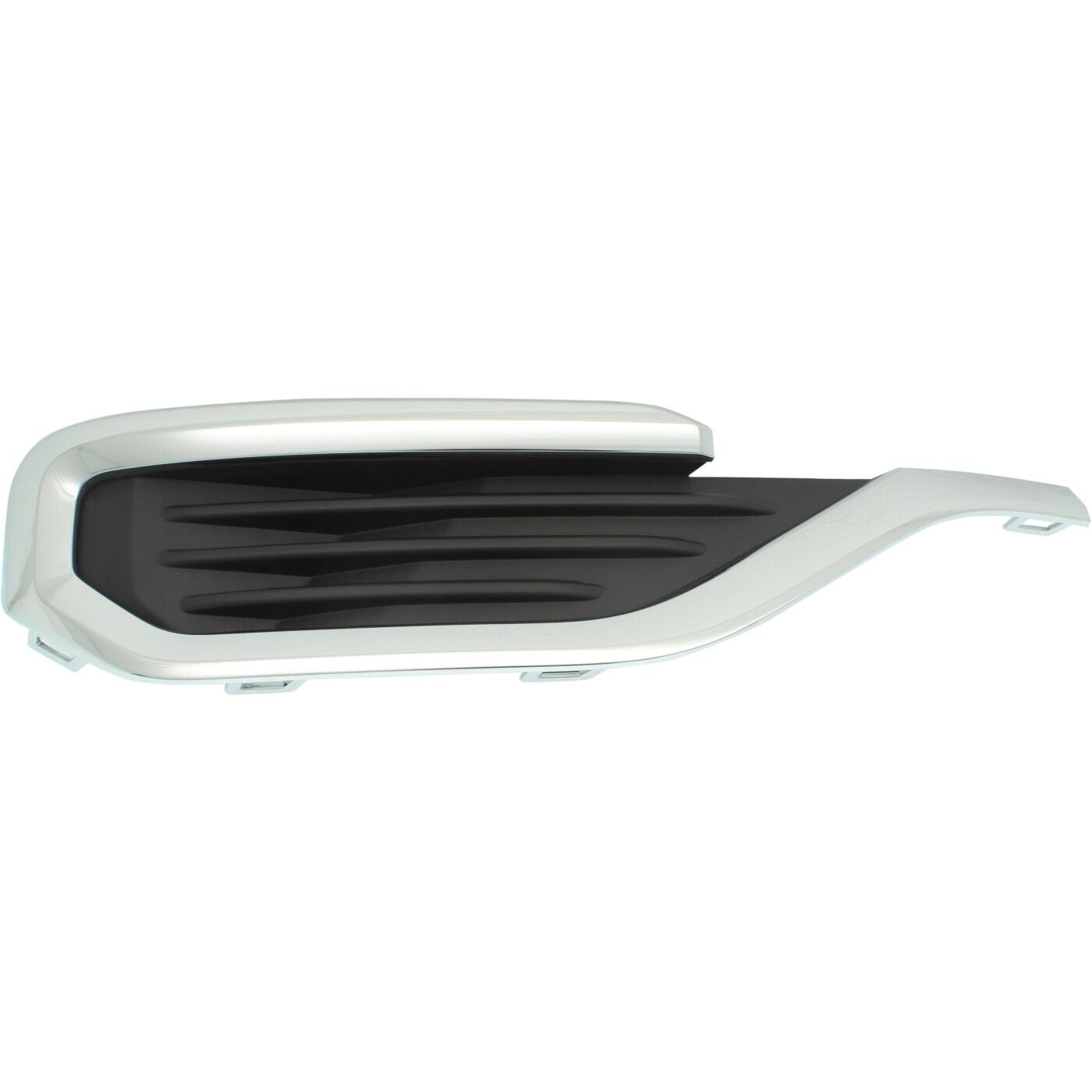 2017-2019 Gmc Acadia Fog Lamp Cover Passenger Side Chrome Molding , GM1039210. Installed view for reference.