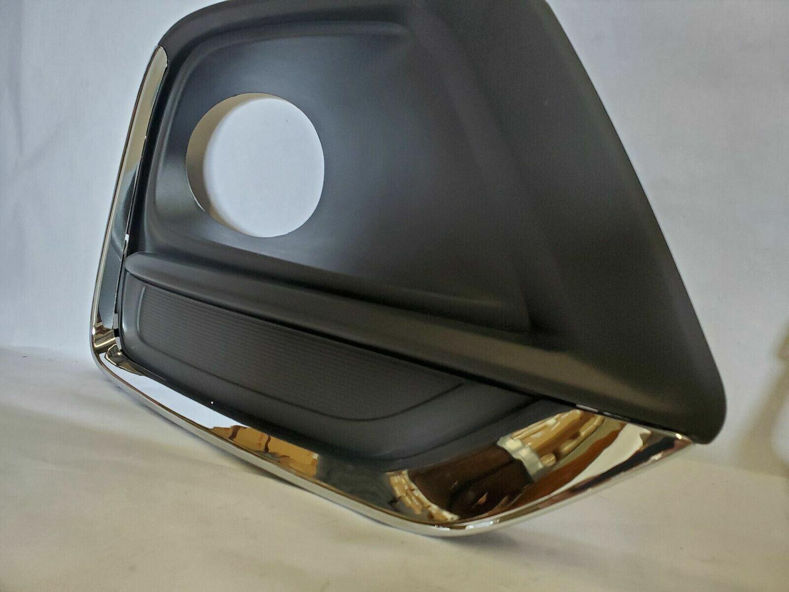 2017-2022 Chevrolet Trax Fog Lamp Bezel Front Passenger Side Black Textured , GM1039231. Direct fit for easy installation.