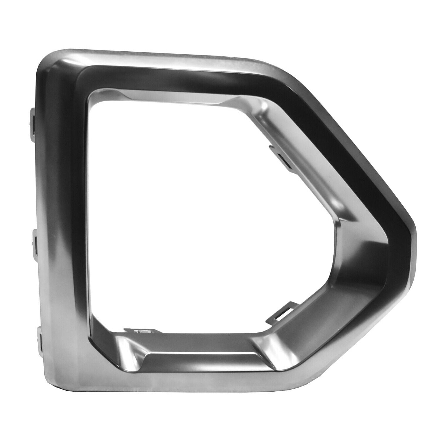 2022 Gmc Sierra 1500 Limited Fog Lamp Bezel Front Passenger Side Smoked Chrome , GM1039259. OEM-style replacement.