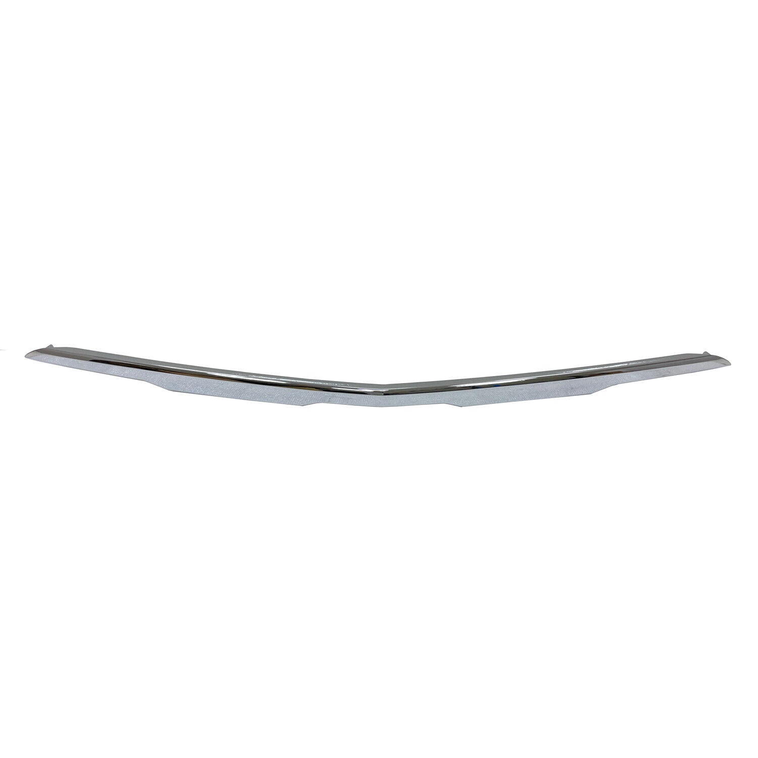 2022-2023 Chevrolet Equinox Bumper Molding Front Lower Chrome Premier Models , GM1044146. Side view of the replacement part.