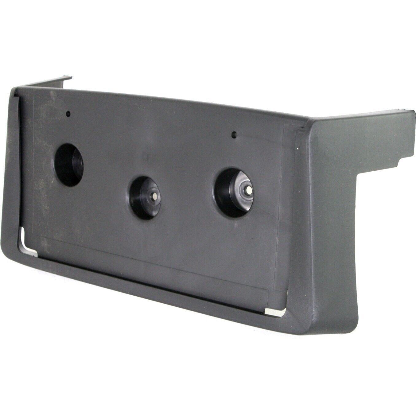 2008-2010 Chevrolet Malibu Hybrid License Plate Bracket Front , GM1068121. Side view of the replacement part.