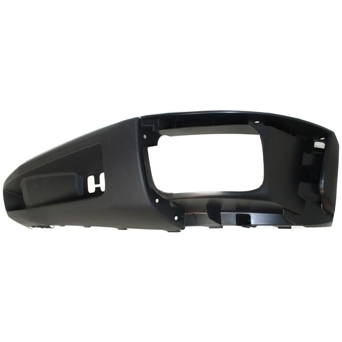 2007-2013 Chevrolet Silverado 1500 Bumper Deflector Front 1500/Hyb Textured , GM1092192. Installed view for reference.