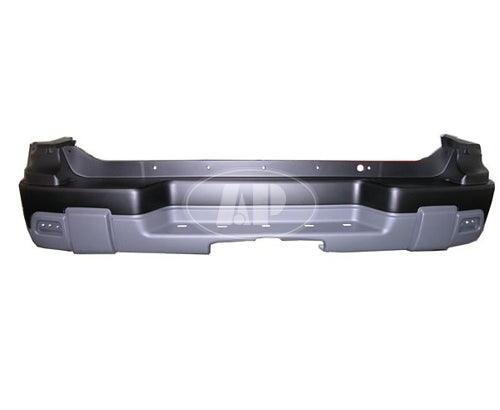 2002-2007 Chevrolet Trailblazer Rear Upper Bumper Primed , GM1100663. Durable and impact-resistant.