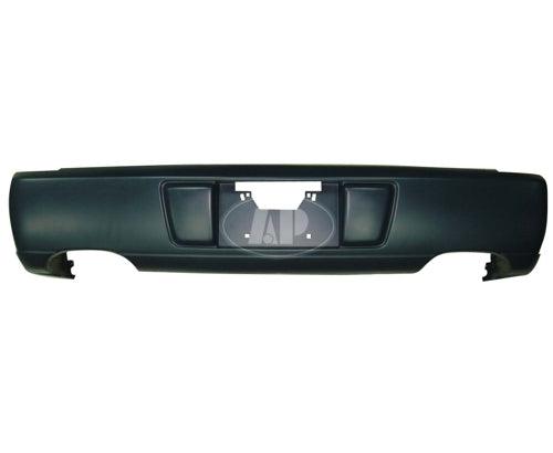 2006-2011 Cadillac DTS Rear Bumper Without Sensor Hole Primed , GM1100777. Side view of the replacement part.