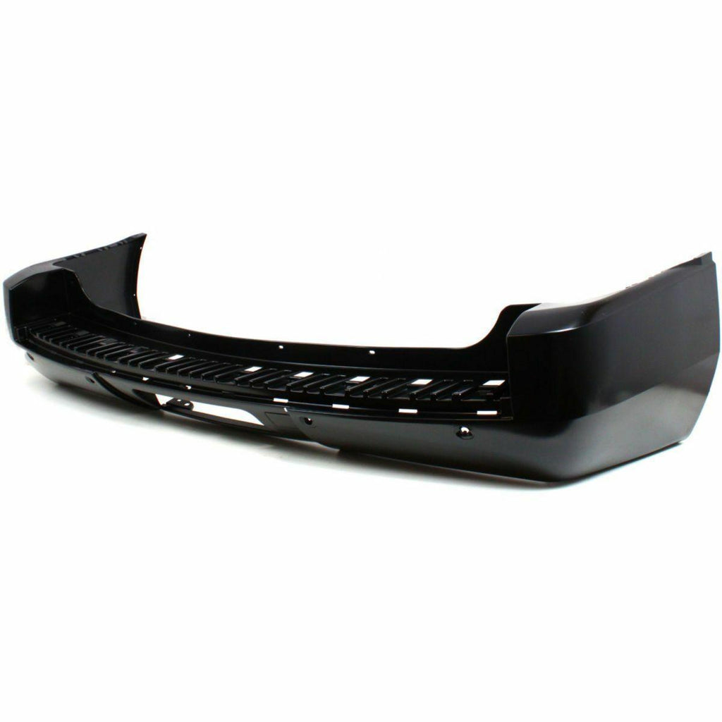 2009-2013 Cadillac Escalade Hybrid Rear Bumper Primed Denali/Ltz With Sensor Hole , GM1100784. OEM-quality exterior component.