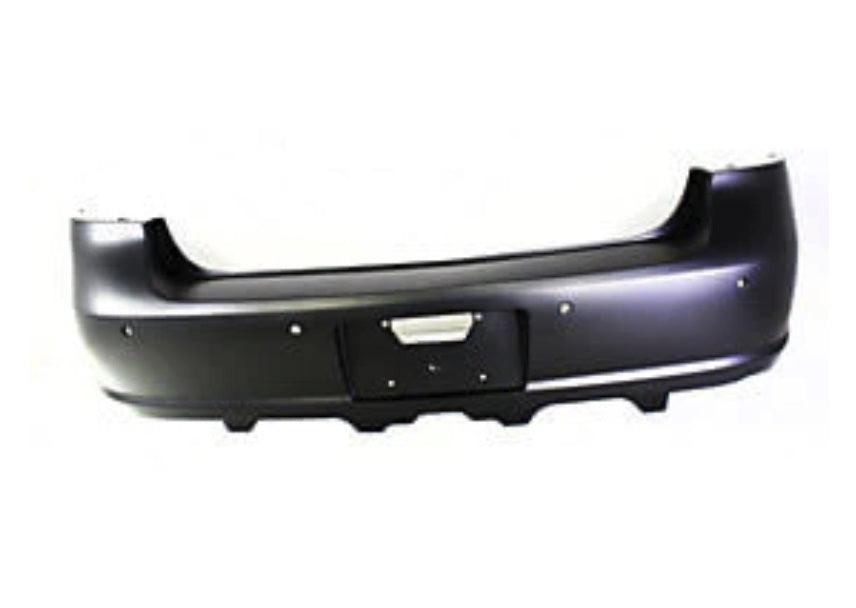 2008-2011 Buick Lucern Rear Bumper Primed Upper With Rear/Side Sensor Hole , GM1100818. High-quality aftermarket part.