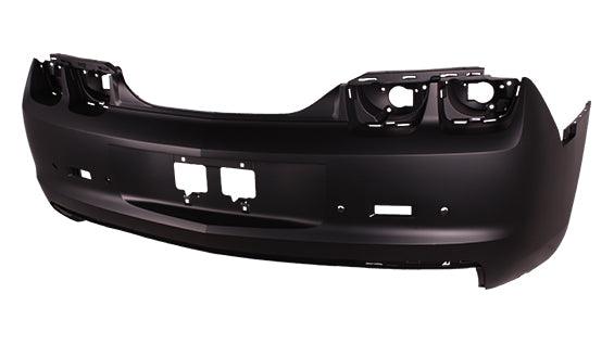 2010-2013 Chevrolet Camaro Rear Bumper With Sensor Hole Without Tow Hooks Primed , GM1100847. OEM-style replacement.
