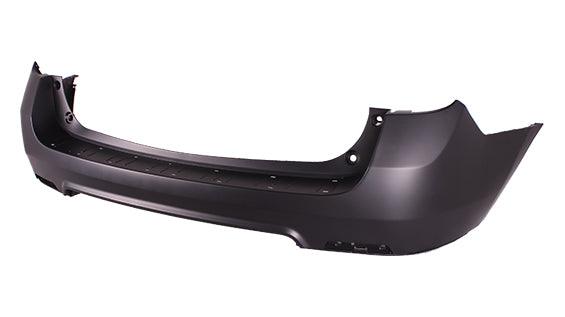 2010-2015 Chevrolet Equinox Rear Bumper Primed Without Sensor , GM1100851. Durable and impact-resistant.