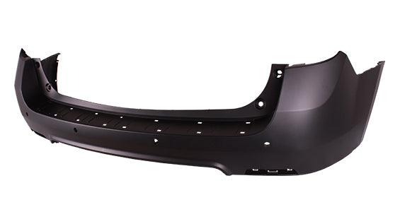 2010-2015 Chevrolet Equinox Rear Bumper Primed With Sensor , GM1100852. OEM-quality exterior component.