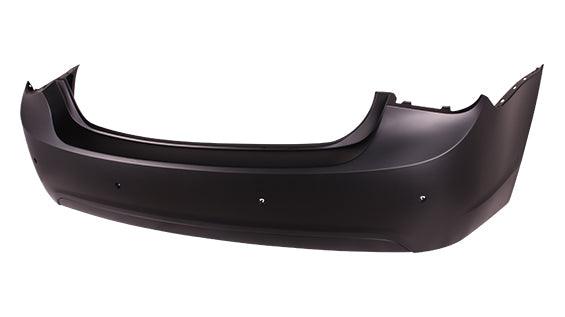 2011-2015 Chevrolet Cruze Rear Bumper Primed Eco/Ls/Lt/Ltz With Sensor , GM1100875. High-strength and long-lasting.