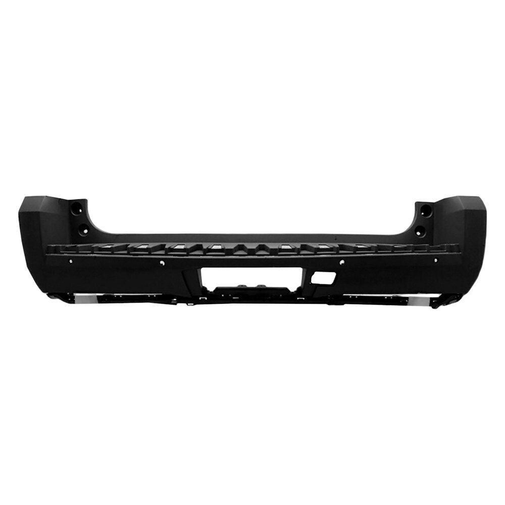 2017-2020 Cadillac Escalade Rear Bumper Primed With 6 Sensors , GM1100A14. Direct fit for easy installation.