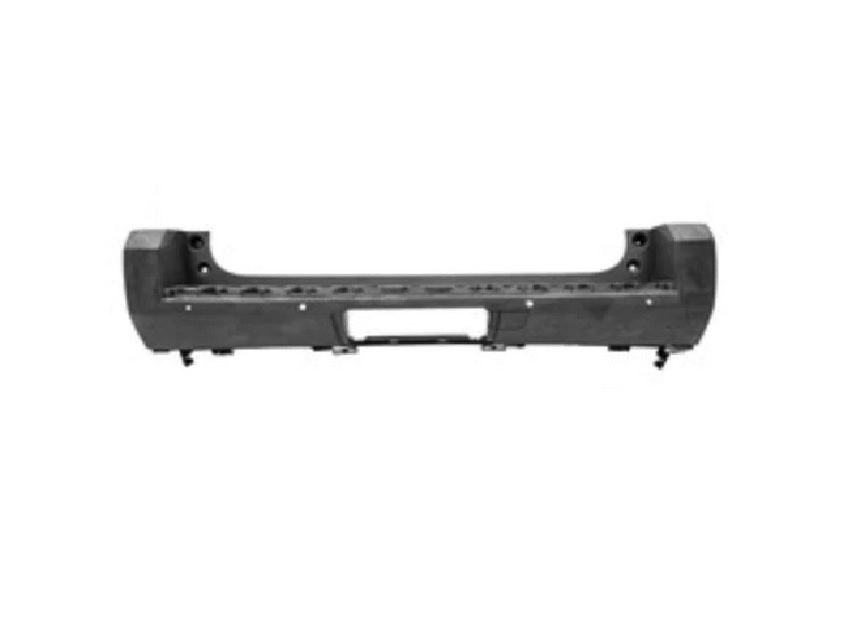 2017-2019 Gmc Yukon Rear Bumper Primed With Blind Spot/Sensor , GM1100A31. Factory-style replacement part.