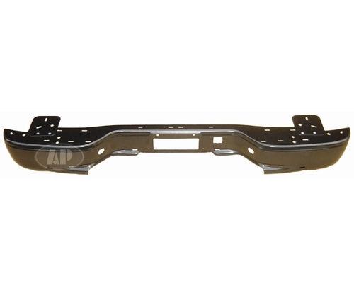 2000-2006 Chevrolet Suburban Rear Bumper Primed With 4 Bracket Pad , GM1102384. Exact fit for vehicle restoration.
