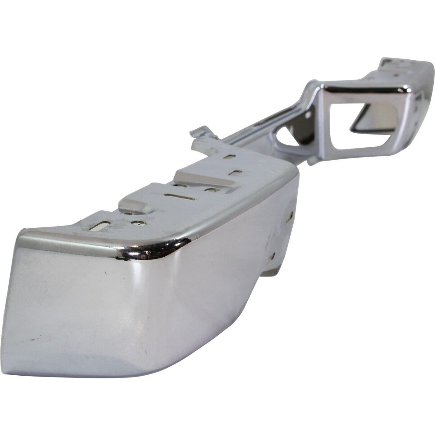 2004-2012 Gmc Canyon Rear Bumper Face Bar Chrome Without Tow Pkg , GM1102549. Exact fit for vehicle restoration.