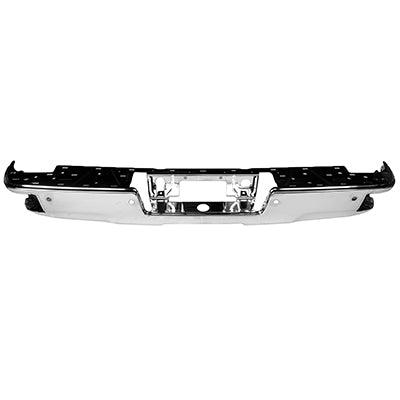 2015-2019 Chevrolet Silverado 2500 Rear Bumper Face Bar , GM1102557. Replacement part ready for install.