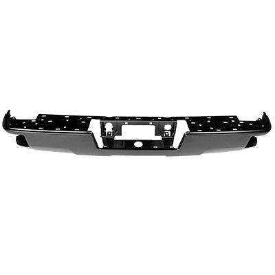 2019 Gmc Sierra 1500 Limited Rear Bumper Black With Corner Step Without Sensor , GM1102565. Factory-style replacement part.