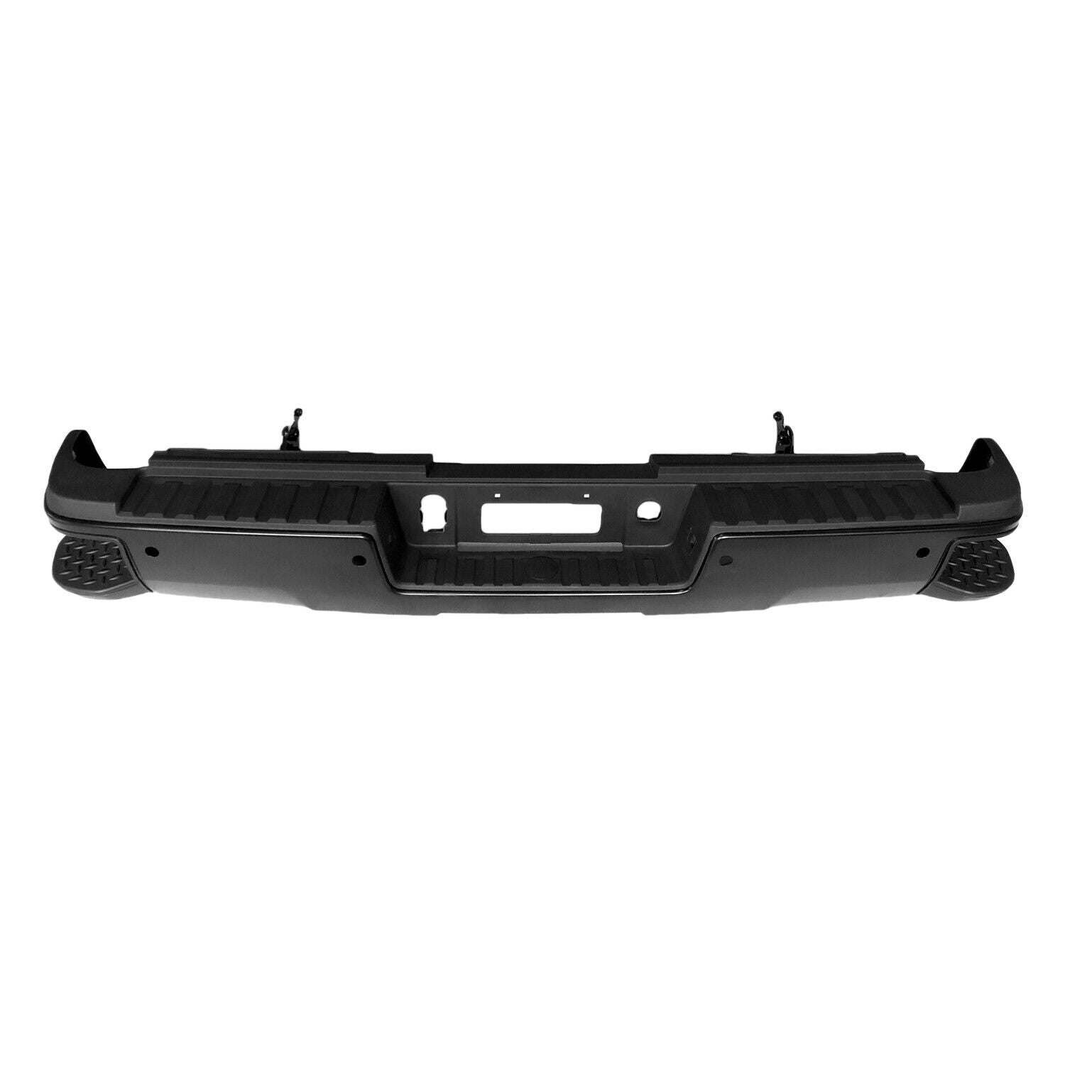2015-2019 Gmc Sierra 3500 Bumper Rear Black With Sensor , GM1103193. Replacement part ready for install.