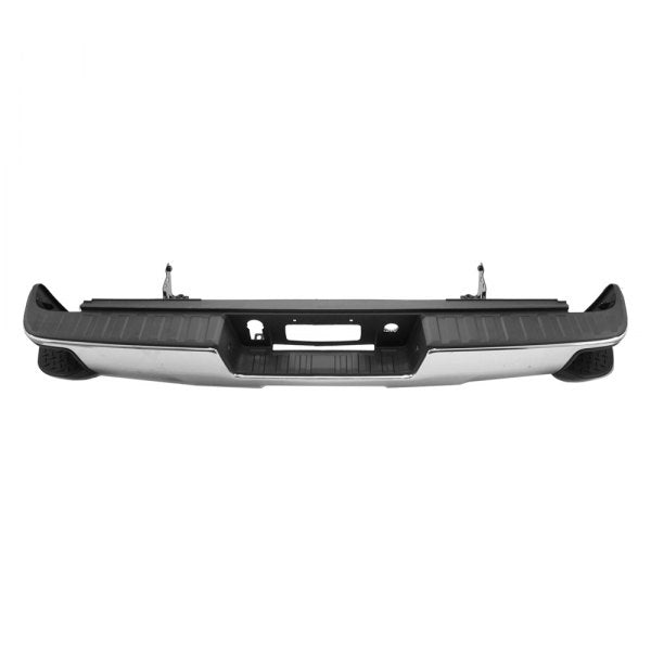 2015-2018 Chevrolet Silverado 1500 Rear Bumper Assy Chrome Without Park Assist Sensor , GM1103220. Lightweight yet durable construction.