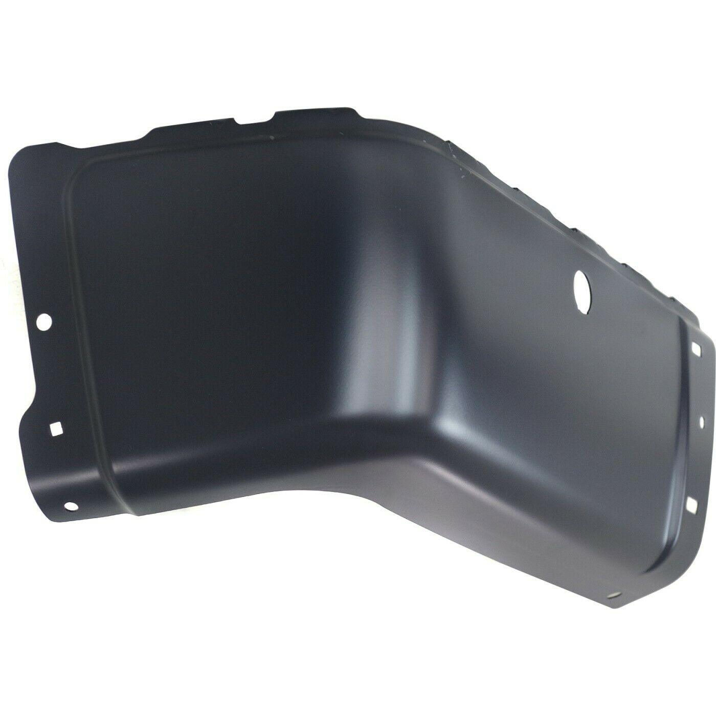 2011-2014 Gmc Sierra 2500 Bumper End Rear Driver Side Black With Sensor Hole Steel , GM1104148. Durable and impact-resistant.