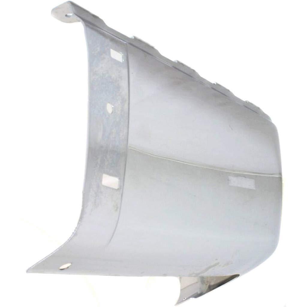 2007-2013 Chevrolet Silverado 1500 Bumper End Rear Passenger Side Chrome Without Sensor , GM1105149. Precision fitment for collision repair.