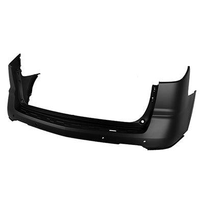 2013-2017 Chevrolet Traverse Rear Upper Bumper Primed With Sensor Hole , GM1114103.   component.