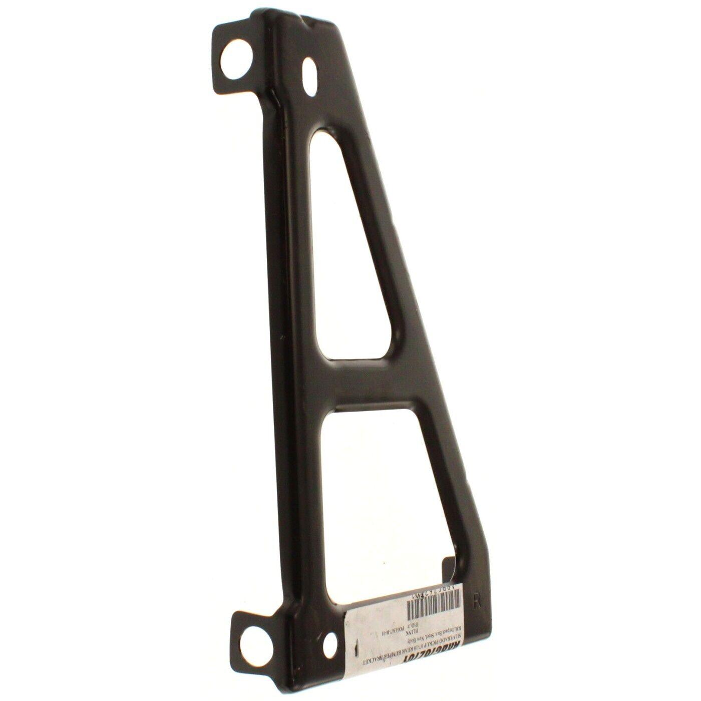 2009-2013 Chevrolet Silverado Hybrid Rebar Bracket Rear Passenger Side Steel , GM1167120. OEM-quality exterior component.