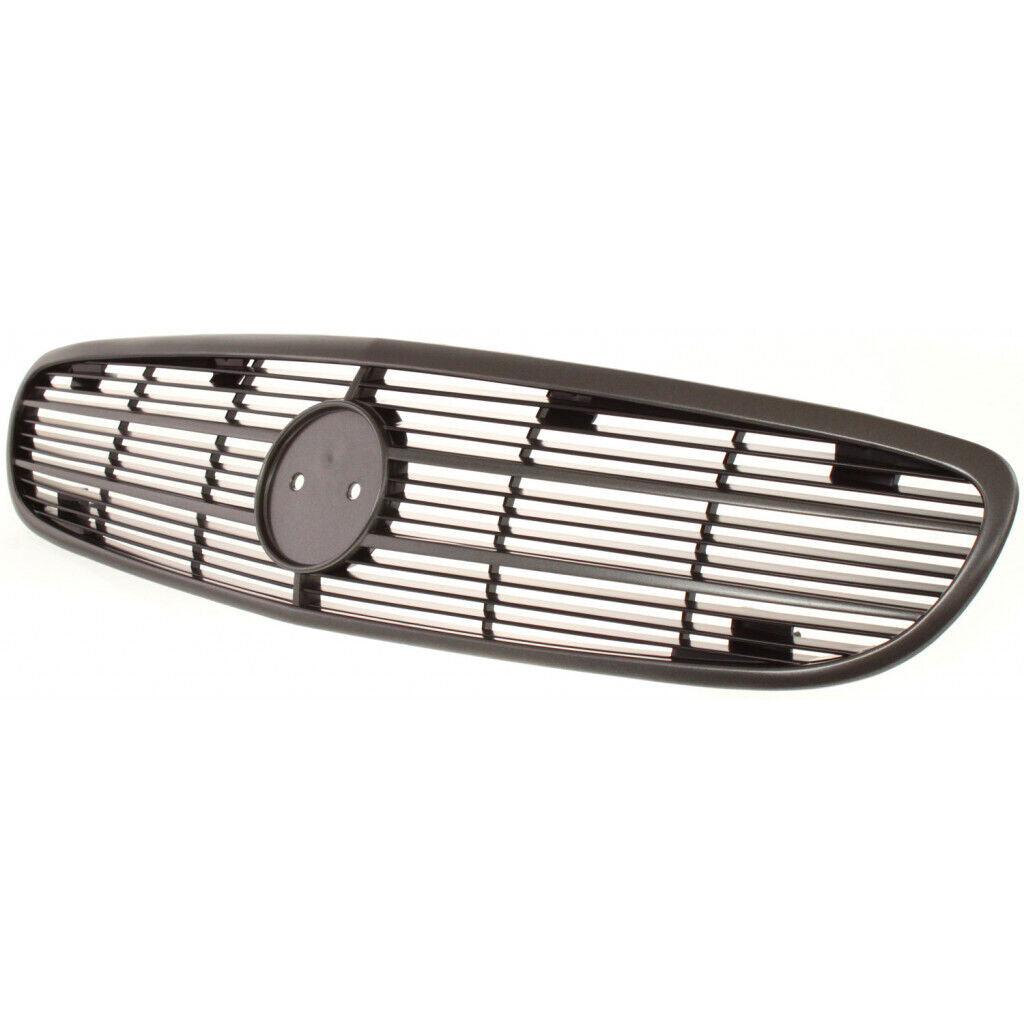 1997-2004 Buick Regal Grille Gs Primed Black , GM1200407. Side view of the replacement part.