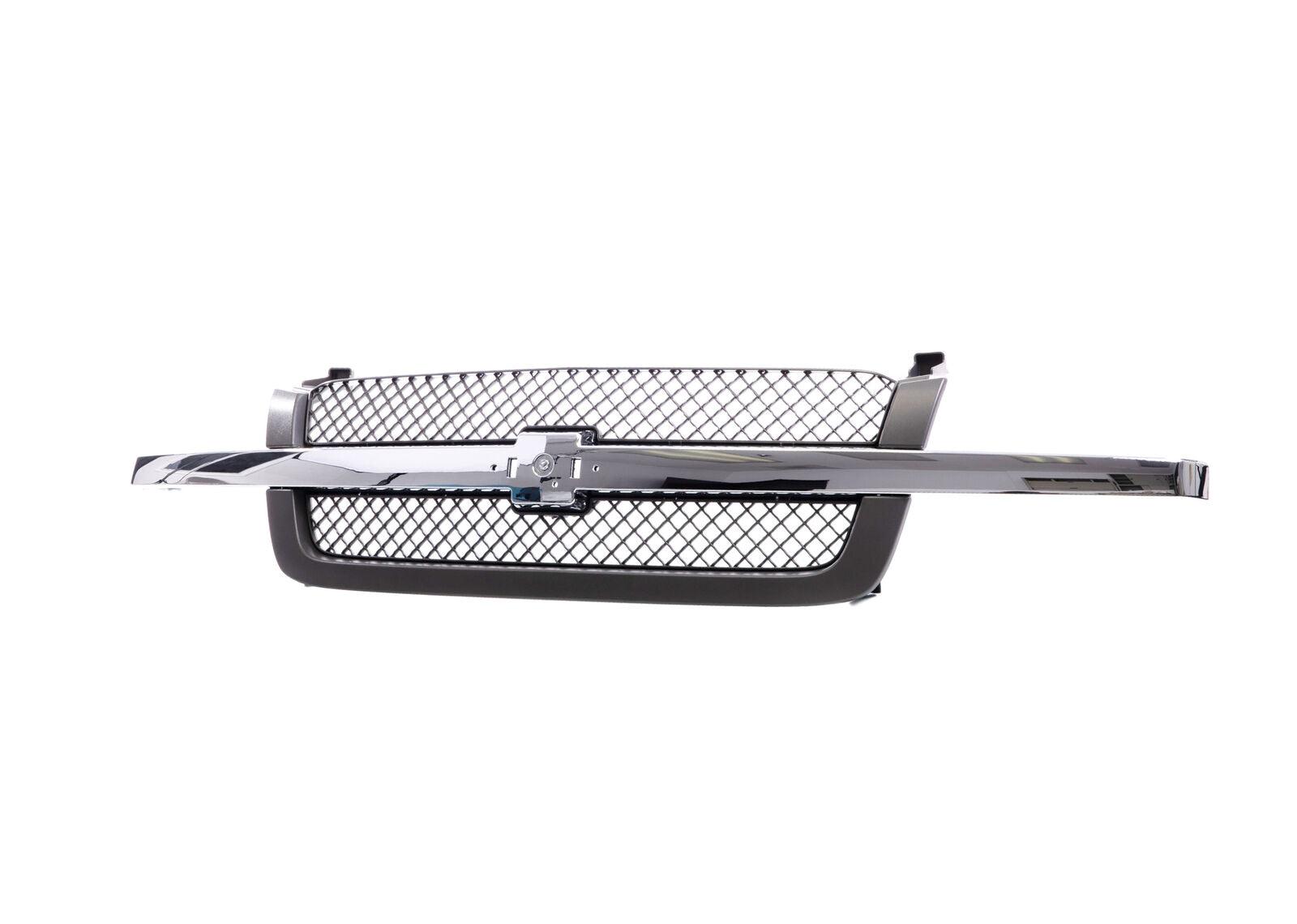 2007 Chevrolet Silverado Classic Grille , GM1200474. Installed view for reference.