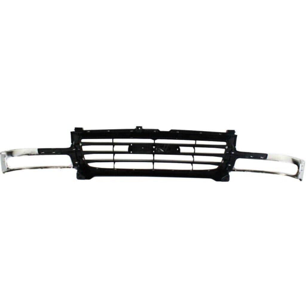 2002-2007 Gmc Denali 1500 Grille Chrome/Black , GM1200475. Direct fit for easy installation.