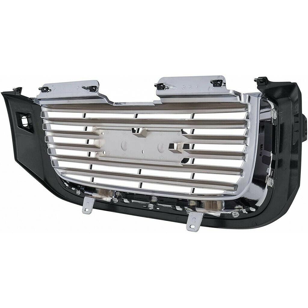 2002-2009 Gmc Envoy Grille Chrome/Black With Washer Hole , GM1200504. Lightweight yet durable construction.