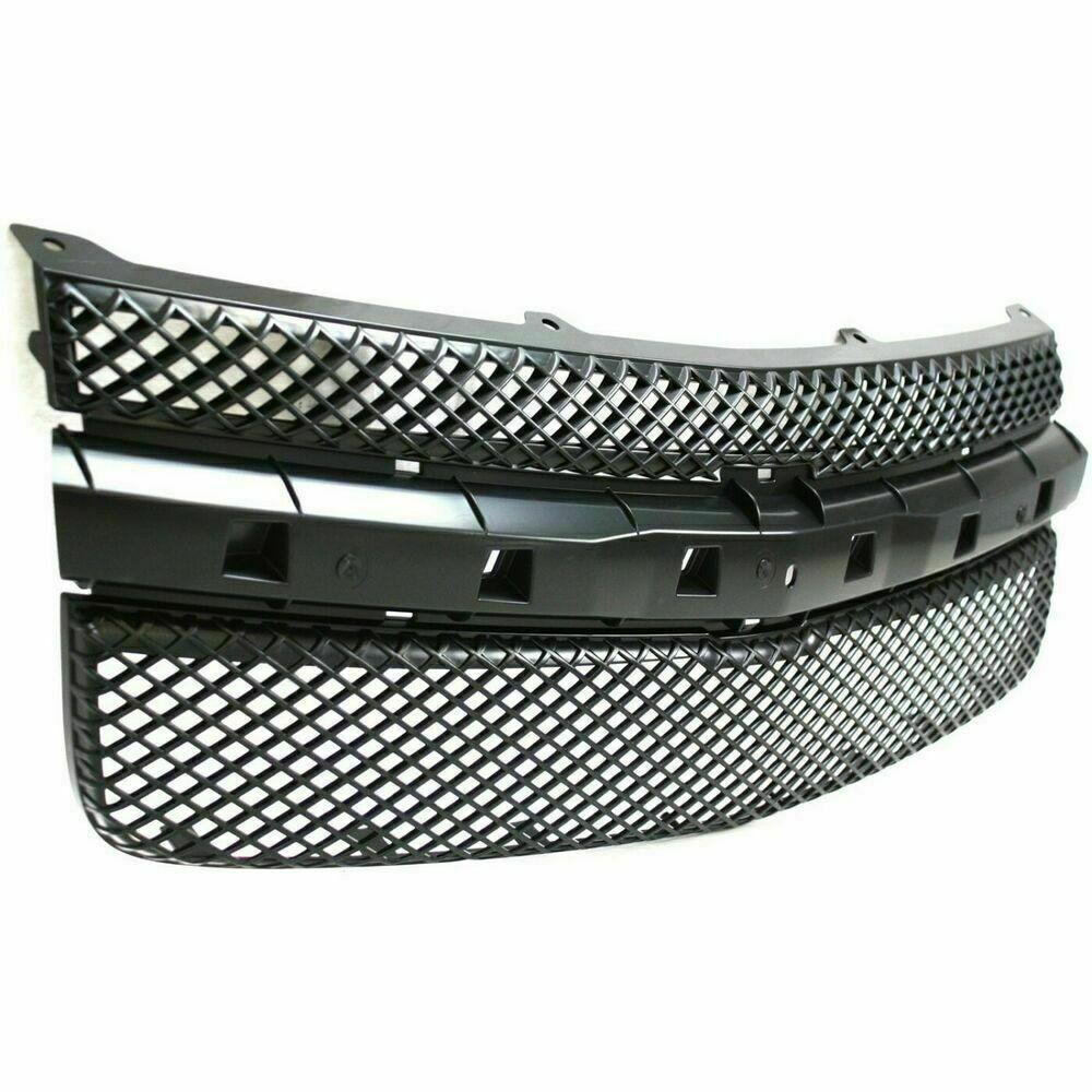2005-2009 Chevrolet Equinox Grille Matt Dark Gray Without Center Moulding , GM1200527. Made with quality materials.