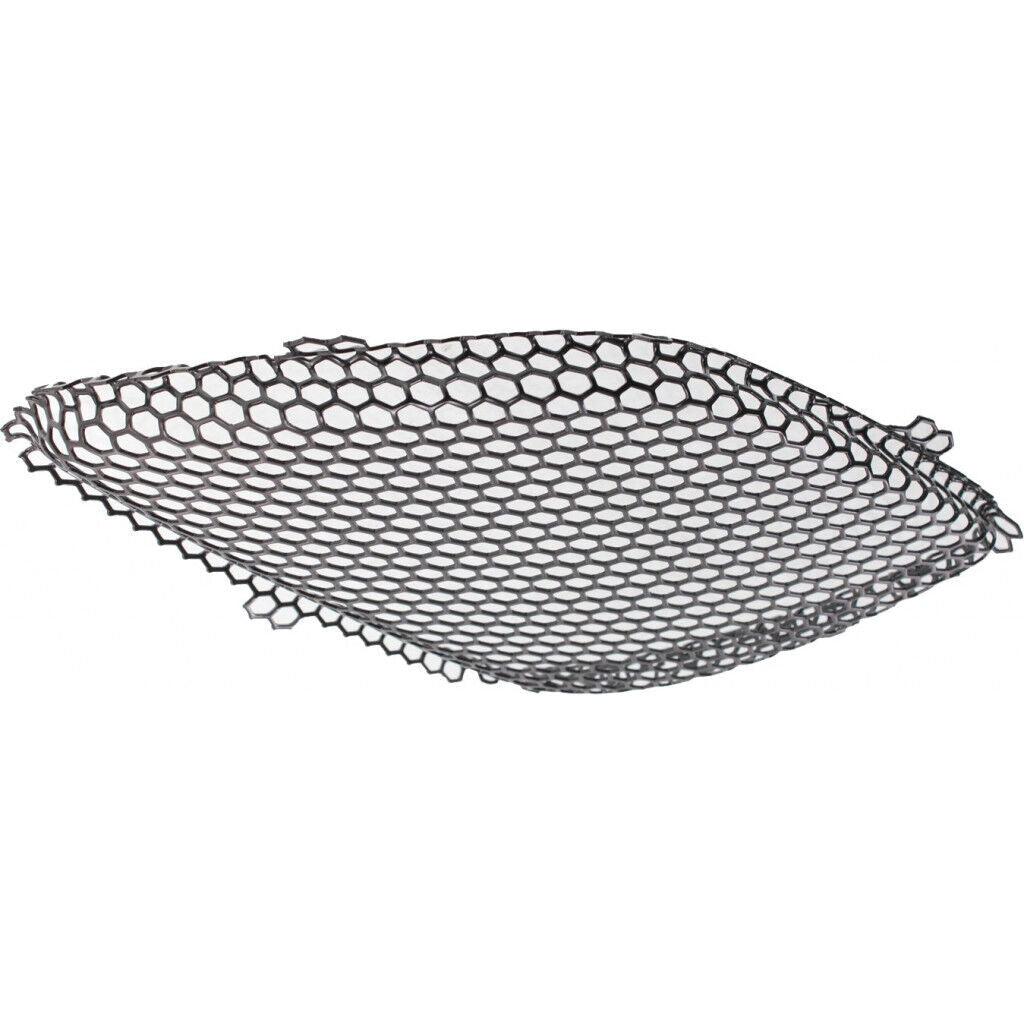 2005-2009 Pontiac G6 Grille Driver Side Upper Inner Black Steel , GM1200539. Angle view for visual reference.