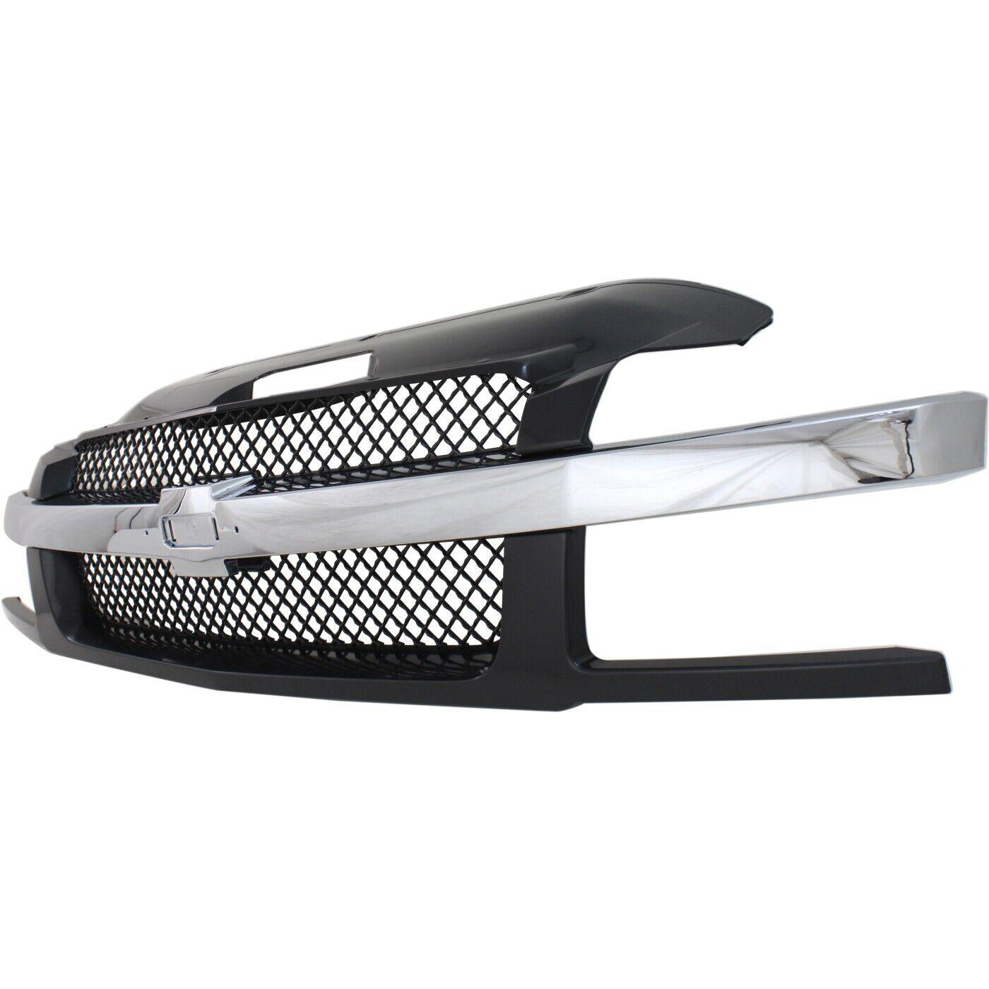 2002-2006 Chevrolet Avalanche Grille Black With Chrome Mldg With Body Cladding , GM1200543. Direct fit for easy installation.