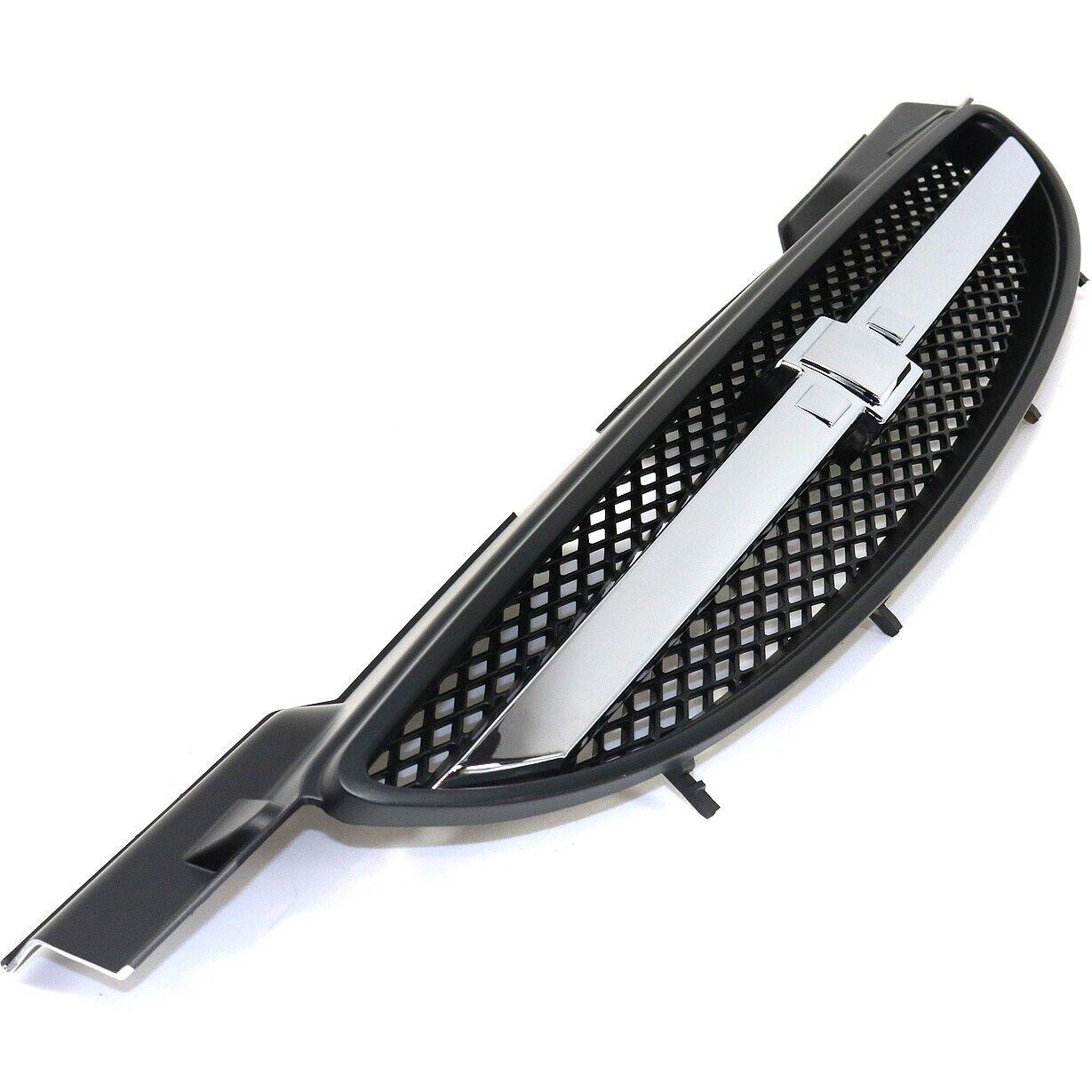 2004-2008 Chevrolet Aveo Hatchback Grille Chrome/Black , GM1200559. Tested for reliable performance.