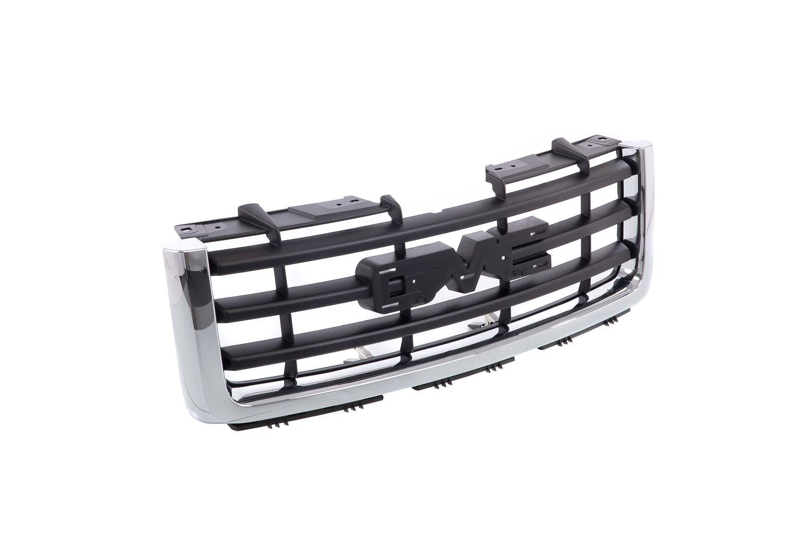 2009-2013 Gmc Sierra Hybrid Grille Chrome , GM1200573. Precision fitment for collision repair.