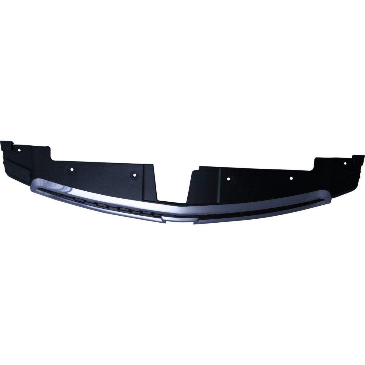 2011-2014 Chevrolet Cruze Grille Upper Chrome/Black , GM1200623. Side view of the replacement part.